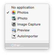 Image Capture Screen - Options